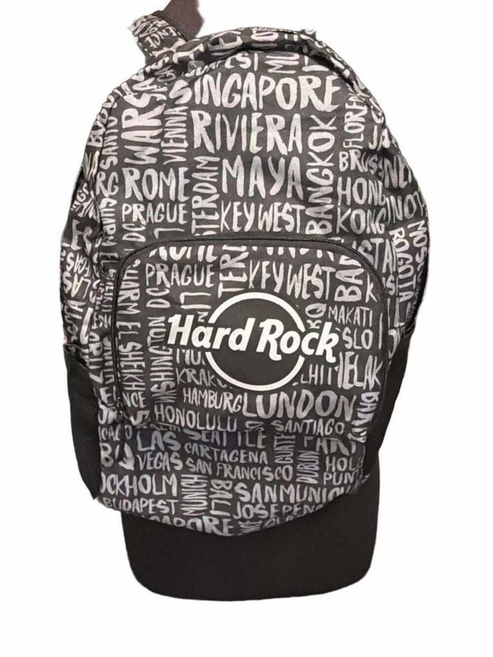 Hard Rock Cafe Packable Destination Backpack Black